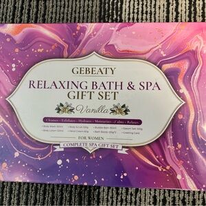Relaxing Bath & Spa Gift Set - Vanilla

Expiration date: 8/2027